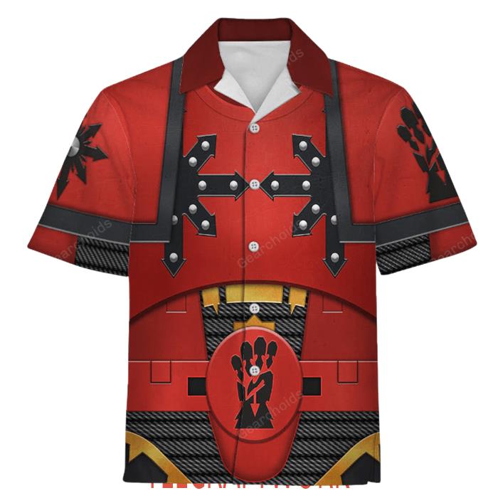 Warhammer A Red Corsairs Heretic Astartes Hawaiian Shirt